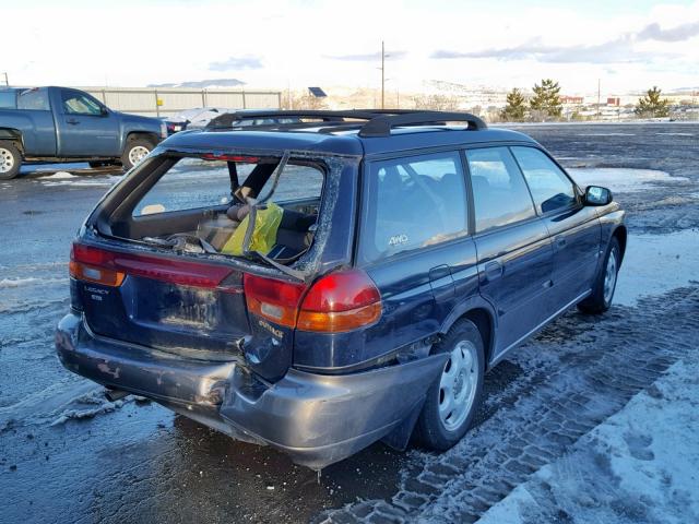 4S3BK6359S7335071 - 1995 SUBARU LEGACY L/O BLUE photo 4