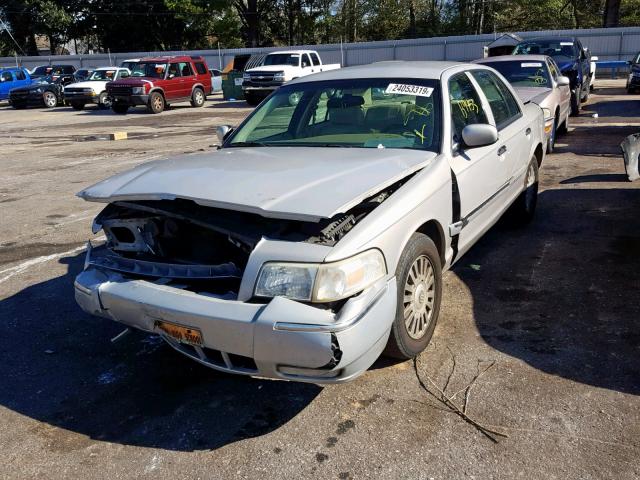 2MEFM75V97X624563 - 2007 MERCURY GRAND MARQ GRAY photo 2