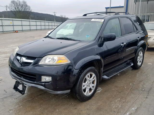 2HNYD18816H508547 - 2006 ACURA MDX TOURIN BLACK photo 2