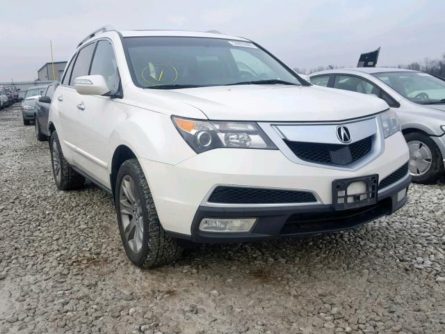 2HNYD2H74AH517765 - 2010 ACURA MDX ADVANC WHITE photo 1