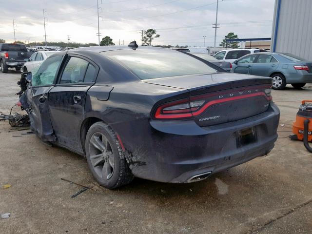 2C3CDXHG1GH317565 - 2016 DODGE CHARGER SX BLACK photo 3