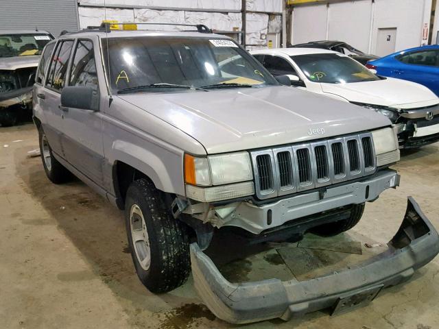 1J4GZ58YXTC374835 - 1996 JEEP GRAND CHER GRAY photo 1