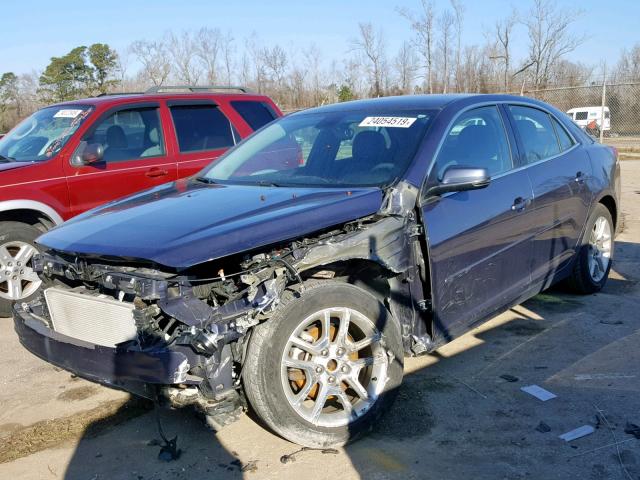 1G11C5SLXEF222591 - 2014 CHEVROLET MALIBU 1LT 蓝色 照片 2