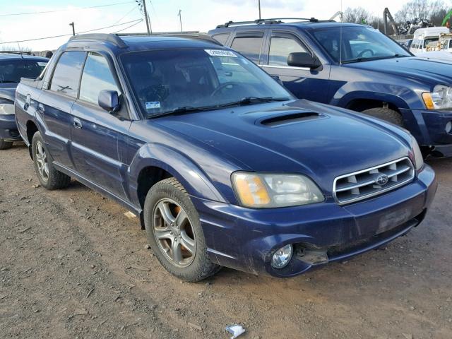 4S4BT63C956101479 - 2005 SUBARU BAJA TURBO BLUE photo 1