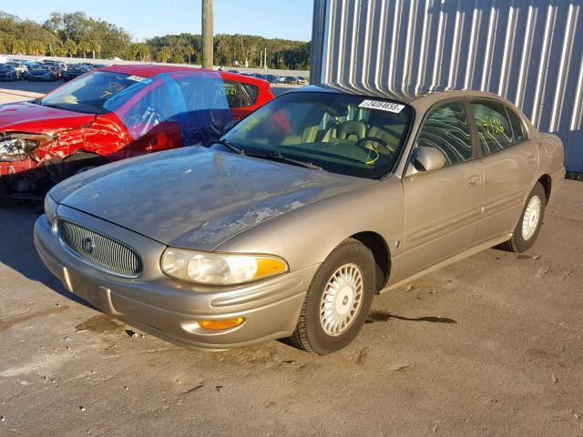 1G4HP54K814154887 - 2001 BUICK LESABRE CU BEIGE photo 2