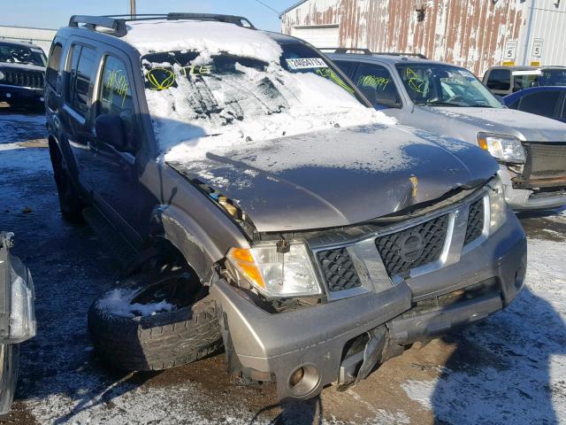 5N1AR18W55C770995 - 2005 NISSAN PATHFINDER GRAY photo 1