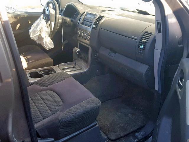 5N1AR18W55C770995 - 2005 NISSAN PATHFINDER GRAY photo 5