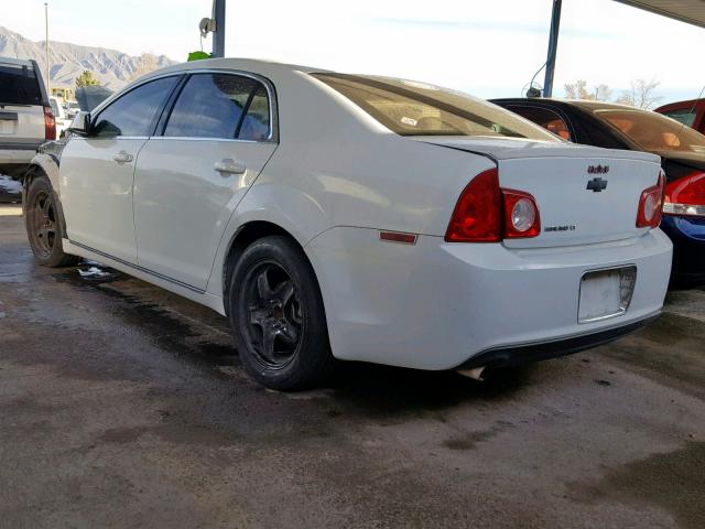 1G1ZC5EB3AF197985 - 2010 CHEVROLET MALIBU 1LT WHITE photo 3