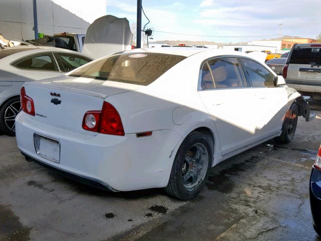 1G1ZC5EB3AF197985 - 2010 CHEVROLET MALIBU 1LT WHITE photo 4