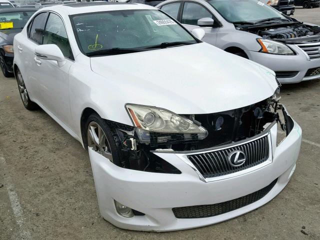 JTHBK262595096942 - 2009 LEXUS IS 250 WHITE photo 1