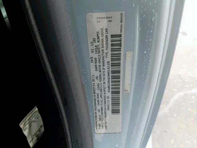 3VWRG3AG0AM016128 - 2010 VOLKSWAGEN NEW BEETLE Mavi foto 10