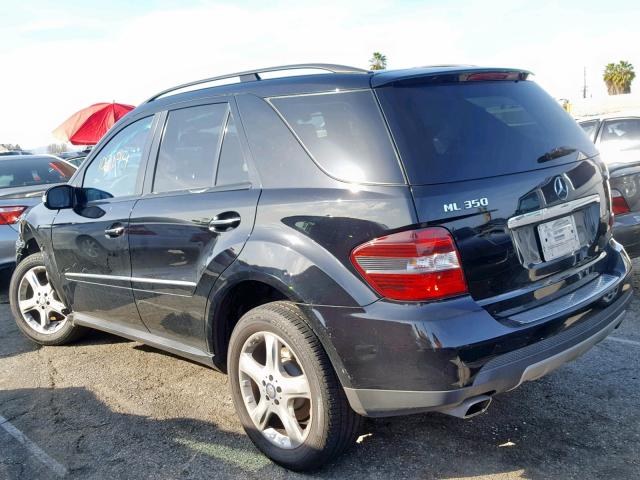 4JGBB86EX8A396024 - 2008 MERCEDES-BENZ ML 350 BLACK photo 3