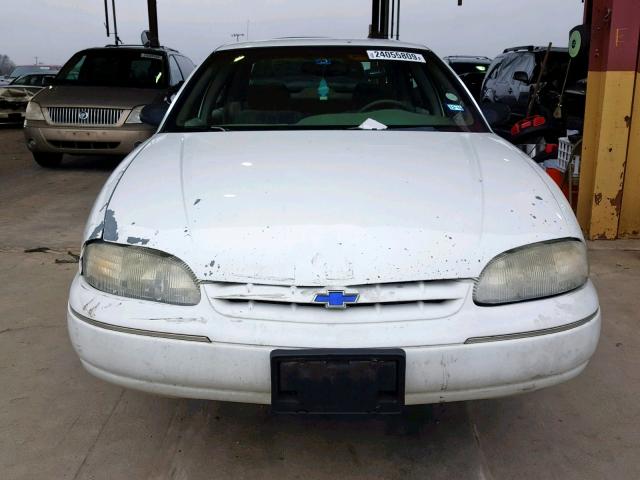 2G1WL52M9X9186063 - 1999 CHEVROLET LUMINA BAS WHITE photo 9