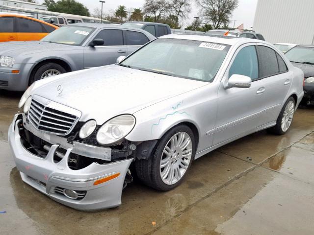 WDBUF56X17B081802 - 2007 MERCEDES-BENZ E 350 SILVER photo 2