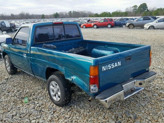 1N6SD11S9VC425304 - 1997 NISSAN TRUCK BASE GREEN photo 3