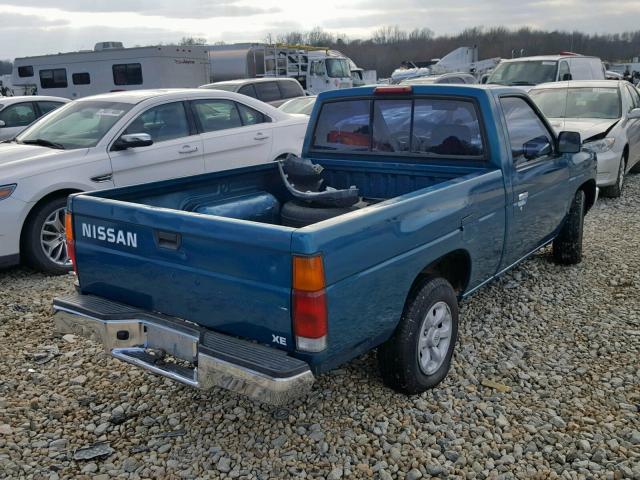 1N6SD11S9VC425304 - 1997 NISSAN TRUCK BASE GREEN photo 4