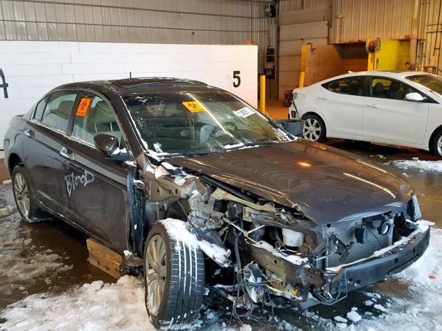 1HGCP3F81CA008907 - 2012 HONDA ACCORD EXL BROWN photo 1