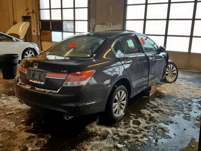 1HGCP3F81CA008907 - 2012 HONDA ACCORD EXL BROWN photo 4