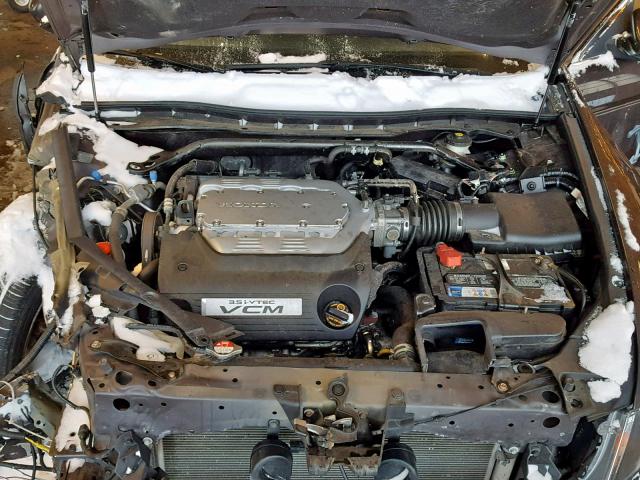 1HGCP3F81CA008907 - 2012 HONDA ACCORD EXL BROWN photo 7