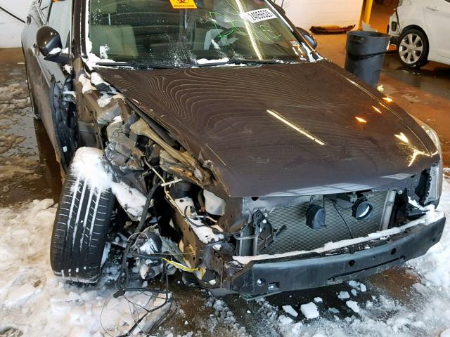 1HGCP3F81CA008907 - 2012 HONDA ACCORD EXL BROWN photo 9