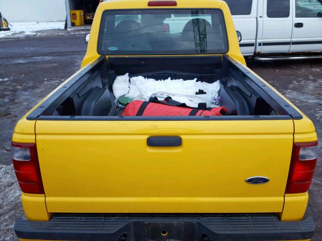 1FTYR10U52PA95327 - 2002 FORD RANGER YELLOW photo 6