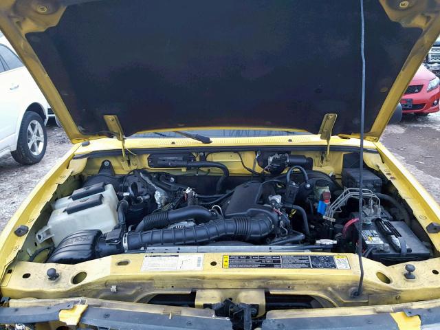 1FTYR10U52PA95327 - 2002 FORD RANGER YELLOW photo 7