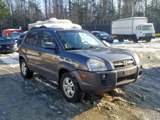 KM8JN12D78U774323 - 2008 HYUNDAI TUCSON SE GRAY photo 1