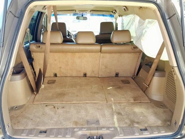 5FNYF28268B013268 - 2008 HONDA PILOT VP BROWN photo 9