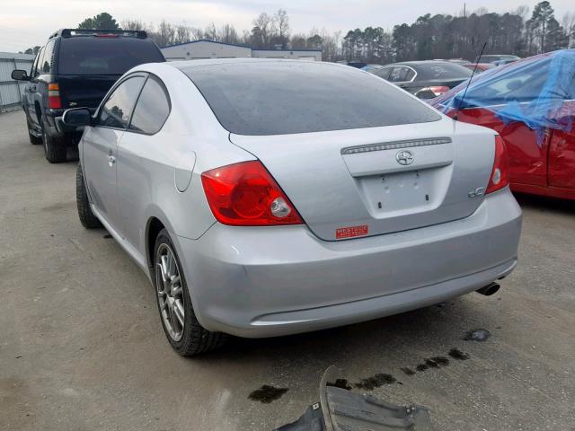 JTKDE177250059501 - 2005 TOYOTA SCION TC SILVER photo 3