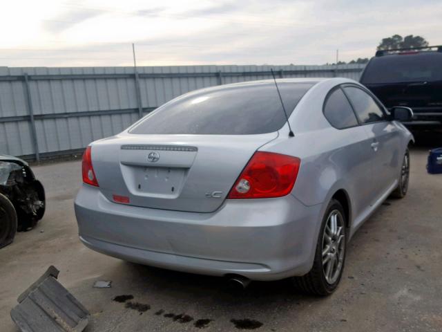 JTKDE177250059501 - 2005 TOYOTA SCION TC SILVER photo 4