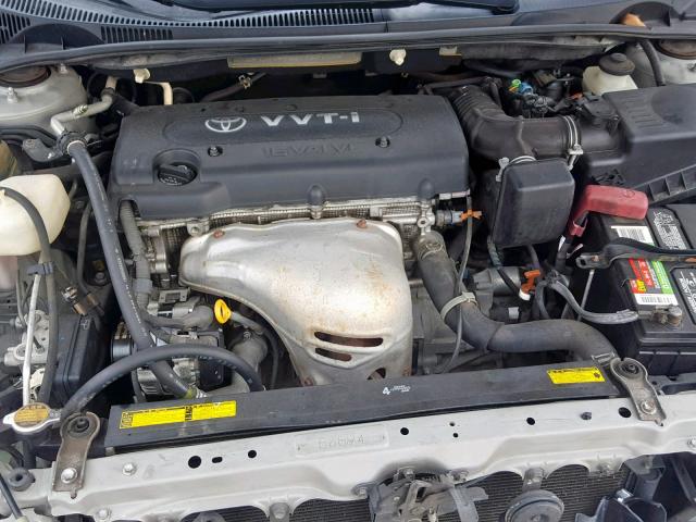 JTKDE177250059501 - 2005 TOYOTA SCION TC SILVER photo 7