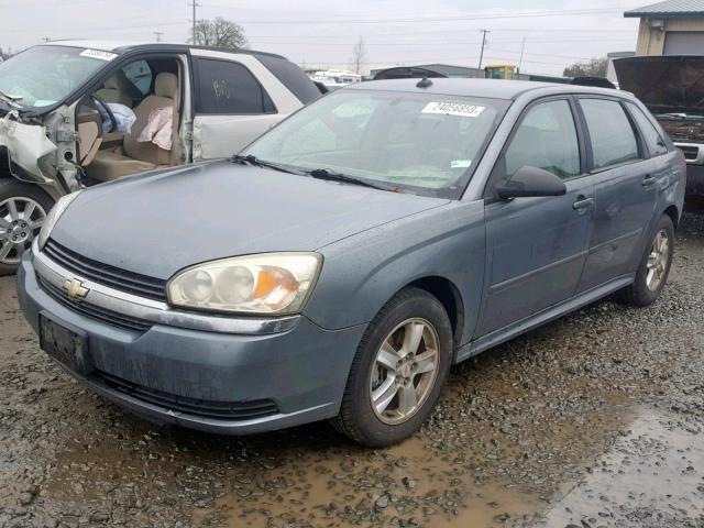 1G1ZT64845F225214 - 2005 CHEVROLET MALIBU MAX ნაცრისფერი ფოტო 2