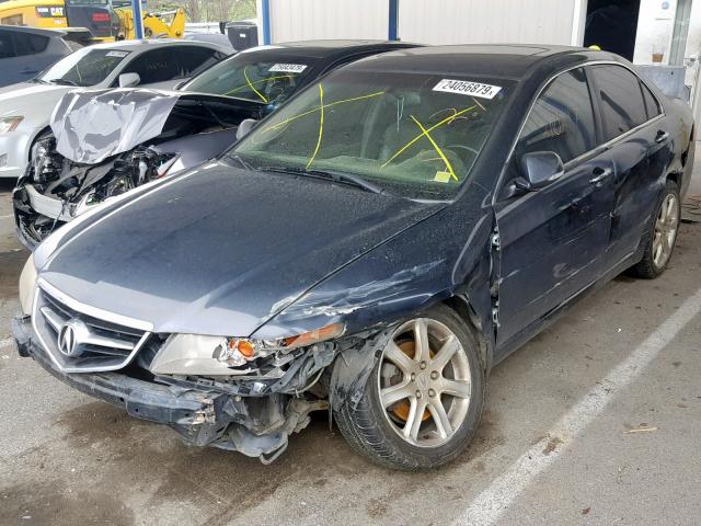 JH4CL96884C039234 - 2004 ACURA TSX BLACK photo 2