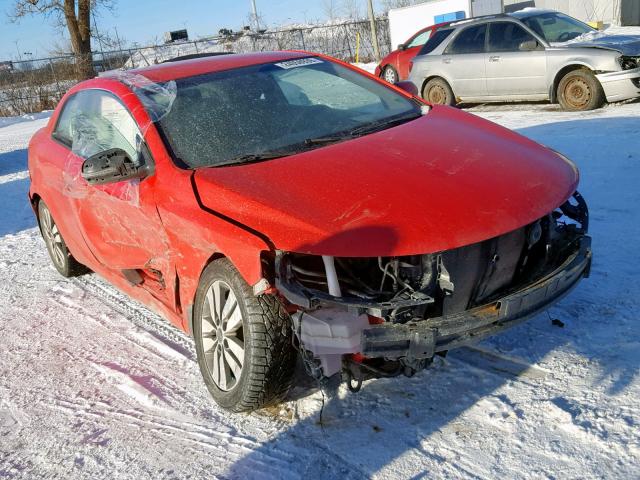 KNAFU6A24D5651574 - 2013 KIA FORTE EX RED photo 1