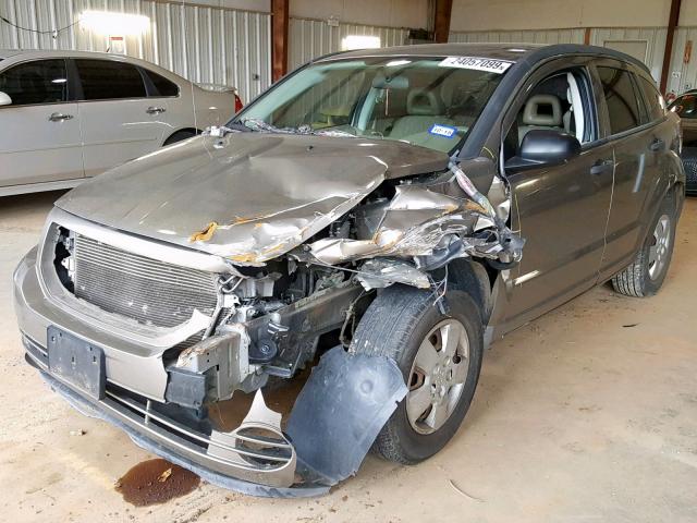 1B3HB28B08D532918 - 2008 DODGE CALIBER TAN photo 2