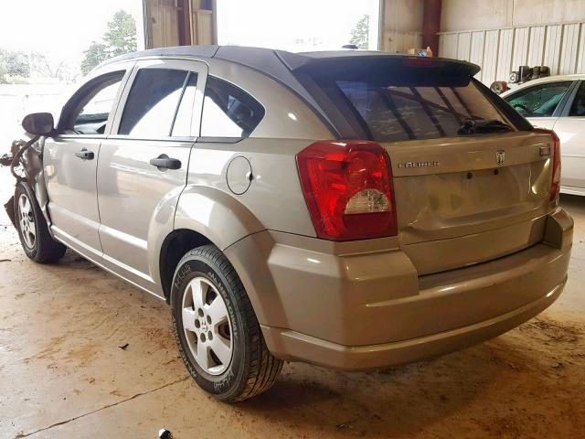 1B3HB28B08D532918 - 2008 DODGE CALIBER TAN photo 3