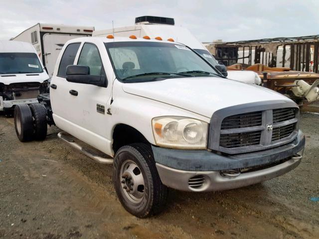 3D6WG48A47G828546 - 2007 DODGE RAM 3500 S WHITE photo 1