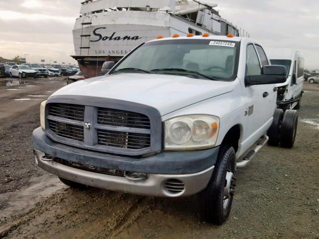 3D6WG48A47G828546 - 2007 DODGE RAM 3500 S WHITE photo 2