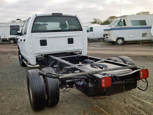 3D6WG48A47G828546 - 2007 DODGE RAM 3500 S WHITE photo 3