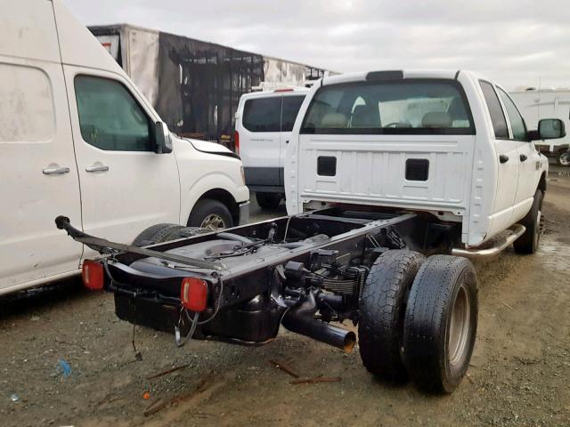 3D6WG48A47G828546 - 2007 DODGE RAM 3500 S WHITE photo 4