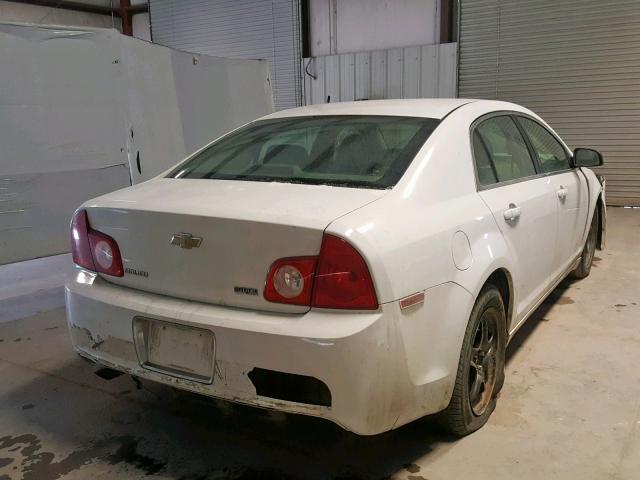 1G1ZA5E01A4103036 - 2010 CHEVROLET MALIBU LS WHITE photo 4
