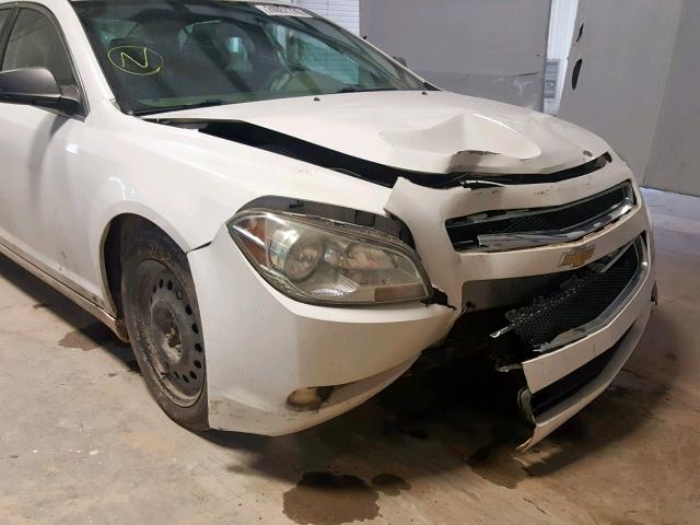 1G1ZA5E01A4103036 - 2010 CHEVROLET MALIBU LS WHITE photo 9