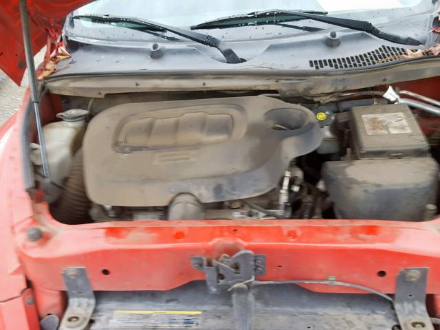 3GNBABDB8AS633585 - 2010 CHEVROLET HHR LT RED photo 7