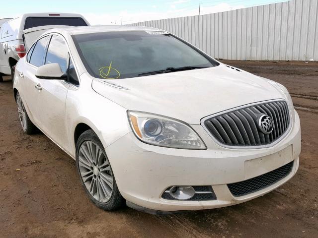 1G4PT5SV2D4143103 - 2013 BUICK VERANO PRE WHITE photo 1