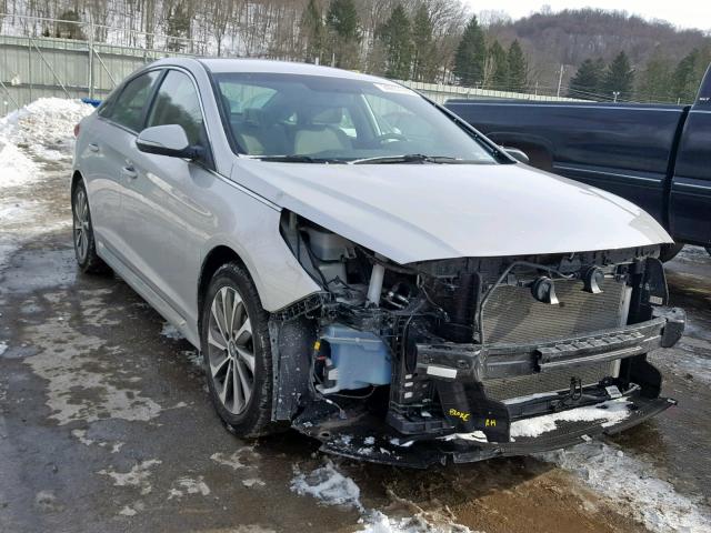 5NPE34AF0HH555262 - 2017 HYUNDAI SONATA SPO SILVER photo 1