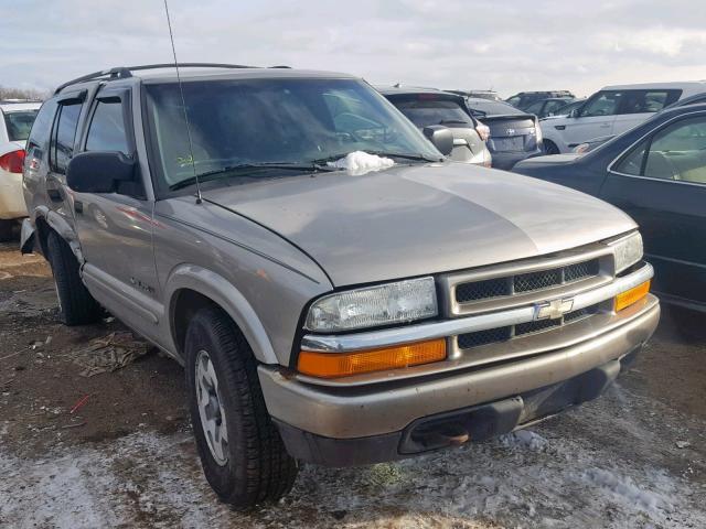 1GNDT13W72K102361 - 2002 CHEVROLET BLAZER CREAM photo 1