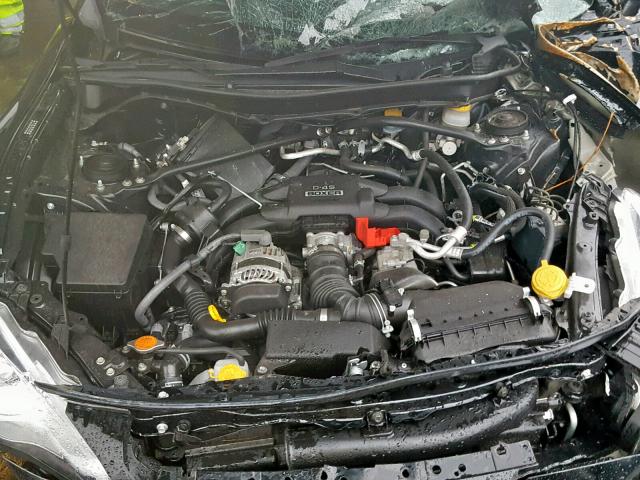 JF1ZNAA15G9700971 - 2016 TOYOTA SCION FR-S BLACK photo 7