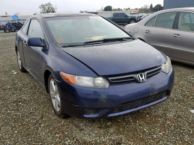 2HGFG12938H523545 - 2008 HONDA CIVIC EXL BLUE photo 1