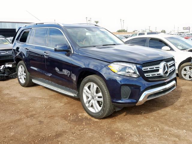 4JGDF6EE4HA981328 - 2017 MERCEDES-BENZ GLS 450 4M BLUE photo 1