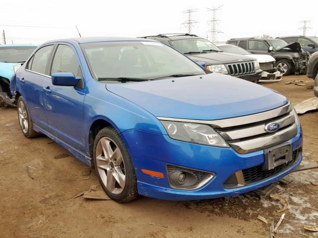 3FAHP0KC5BR119953 - 2011 FORD FUSION SPO BLUE photo 1